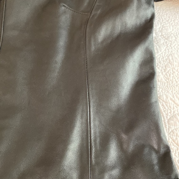Chico’s black leather beaded jacket. Rare find - Picture 13 of 14